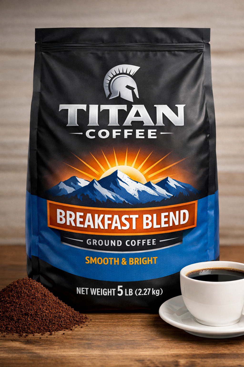 Ground Coffee, 5lbs
